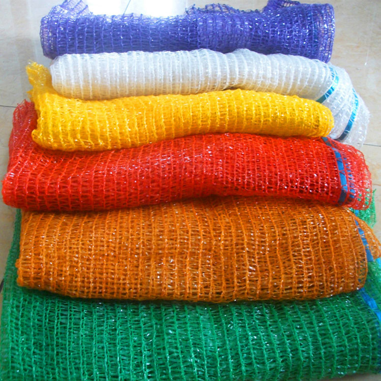 SGS Certified Tubular PE Knitted Raschel Mesh Sacks for Potato Transport and Handling