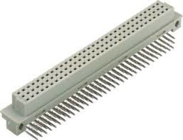 Right Angle DIN 41612 Connector , Female Header Connector Three Row