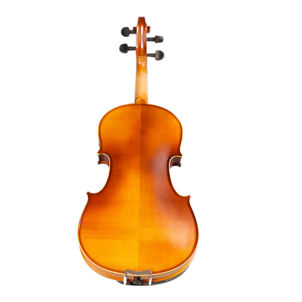Hot Sale 4/4-1/8 Size Plywood Body with Very Nice Flamed Veneer on Top Student Violin