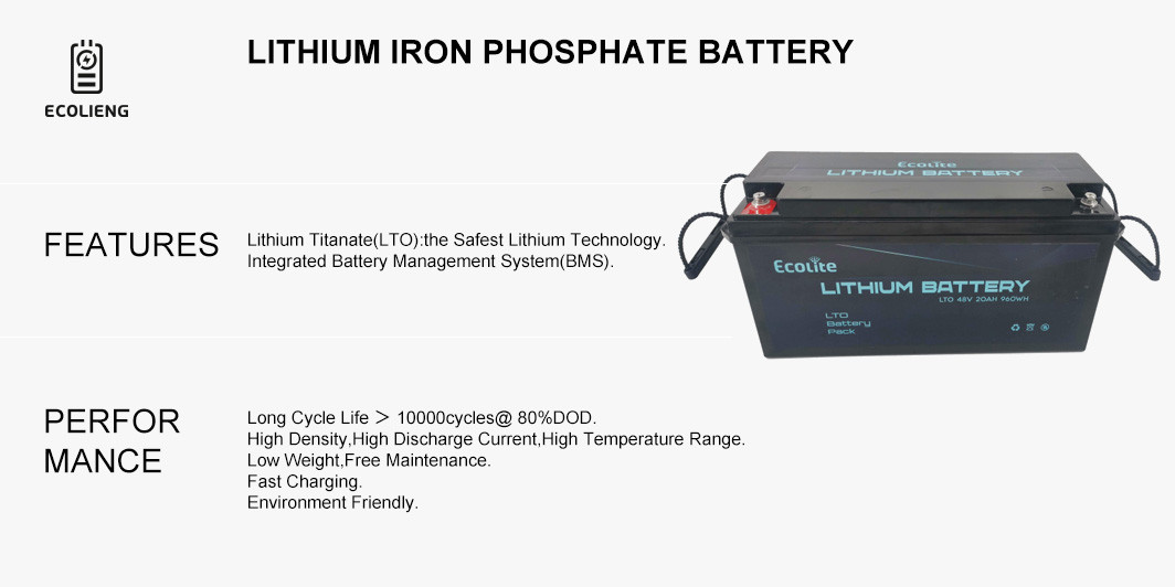 48V 20Ah LTO Lithium Titanate Battery Pack Lightweight High Rate Charge