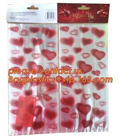 OPP plastic printing transparent sandwich goodie wedding christmas cookie packaging bread halloween candy bag bagease