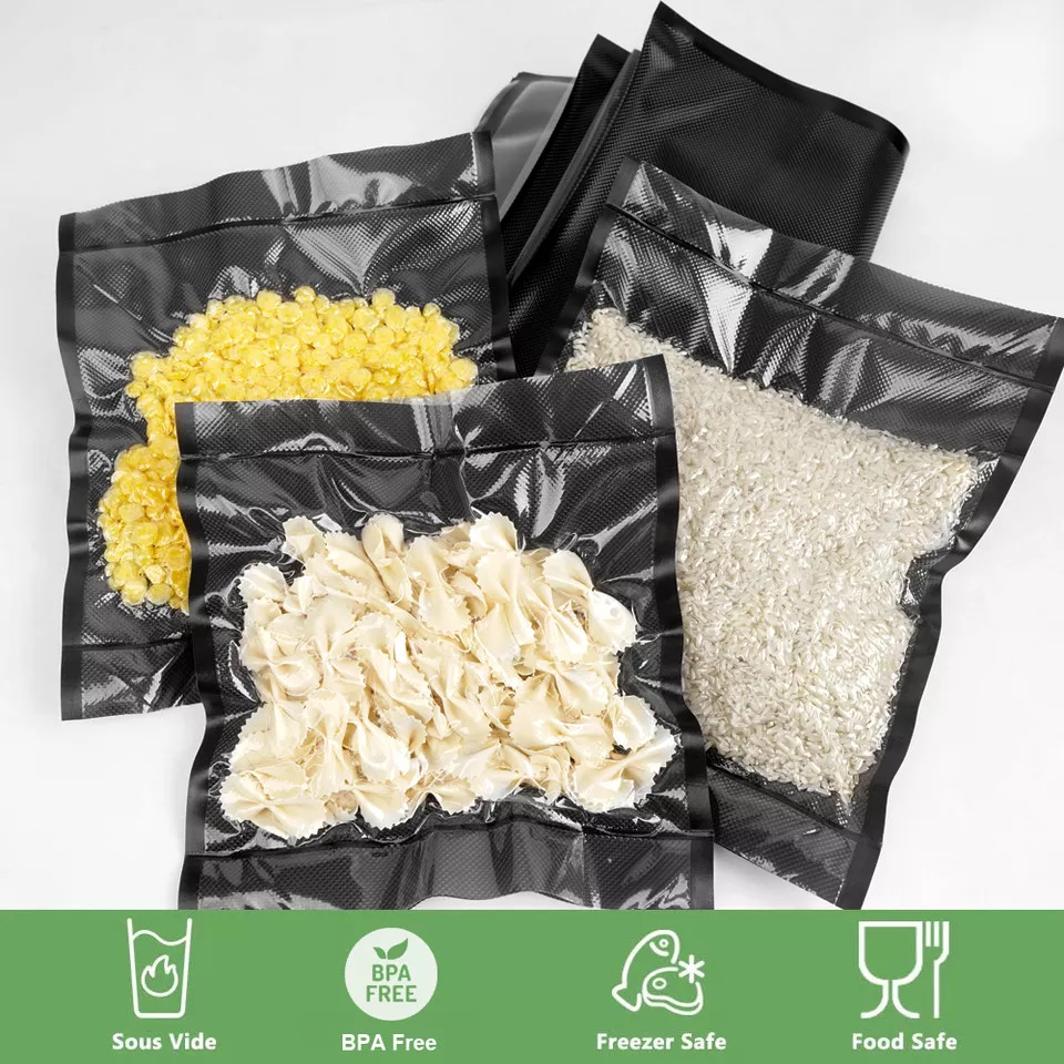 Vacuum Sealer BPA Free Reusable Ziplockk Bag Sous Vide Freezer Bags With Zipper