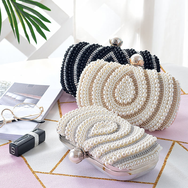 Unisex Elegant Crystal Clutch Bag Diamond Fashion Handbag with Rhinestones in Opp Bag