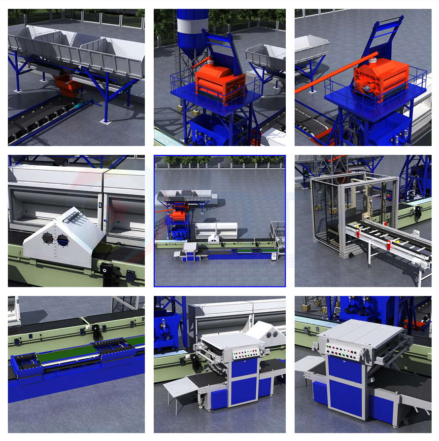 Precast Wet Mix Concrete Batching Plant Plastic Paver Cultured Concrete Wall Panel Machine