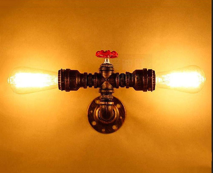 Nordic Antique Industry Filament Bulb Wall Lights Interior Decoration