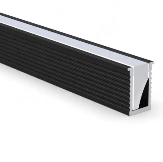 Recessed Black LED Aluminum Profile Linear Led Light With Cover