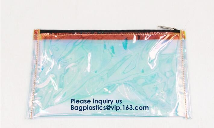 Transparent Clear PVC Slider Zipper Bag Plastic Bag With Zipper,Eco-friendly Slider Zipper Flat PVC Plastic Bag For Docu