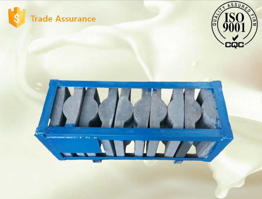 Cr-Mo Alloy Bucket Casting Cap Rail for Grinding Mill Elongation More Than 10%