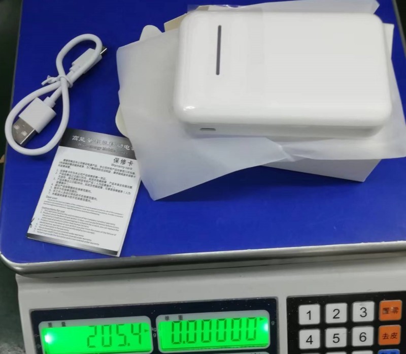10000mah Power Bank Battery Polymer Flat Shape 2*USB 5V 2A