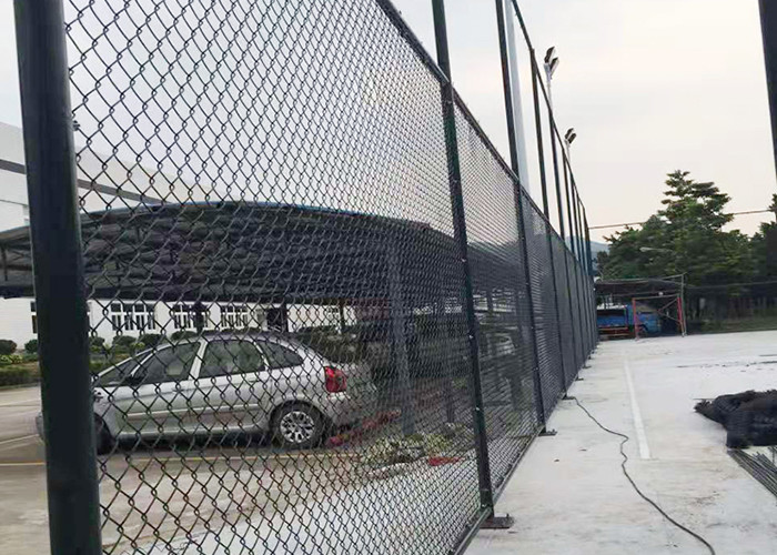 Heat Treated 10'' Height Interlink Chain Link Fence for Commercial