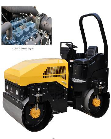 YL61C 12km/H 32.2hp Double Drum Road Roller Road Building Equipment