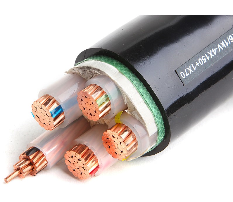 Underground 26/35KV Voltage 1.5-800mm2 5 Core Copper Conductor XLPE Insulated Cable