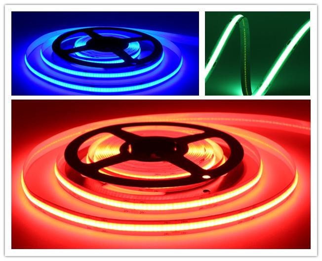 110V Waterproof COB LED Strip RGBW , Heatproof RGB Strips For Room