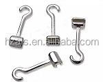 CE Certified Dental Orthodontic Crimpable Hook Long Curved Left Right for Certification MFDS Safety Standard