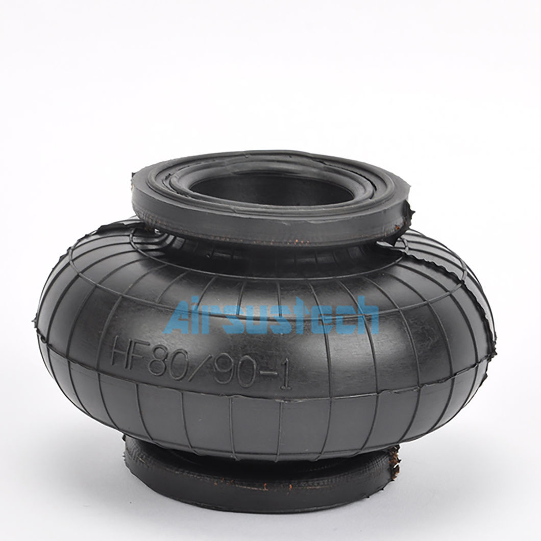 Single Rubber Convoluted Air Spring Bellows Hf80/90-1 Air Bag