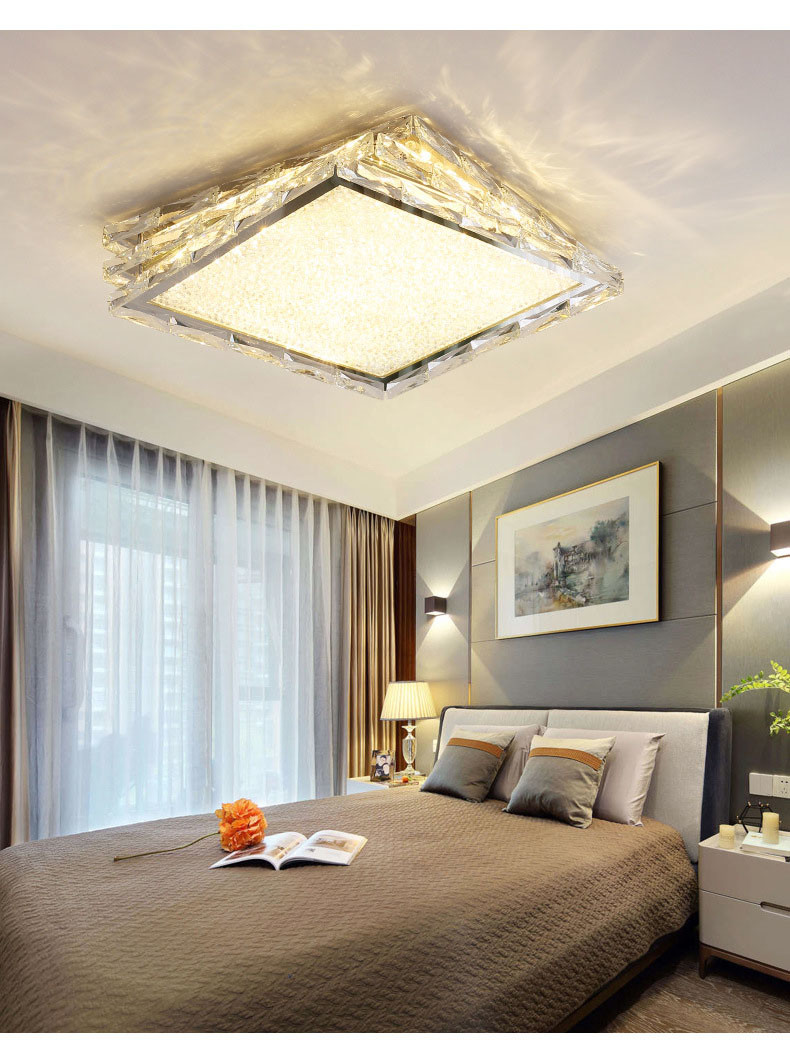 Luxury Simple Square Crystal Ceiling luxury light(WH-CA-110)