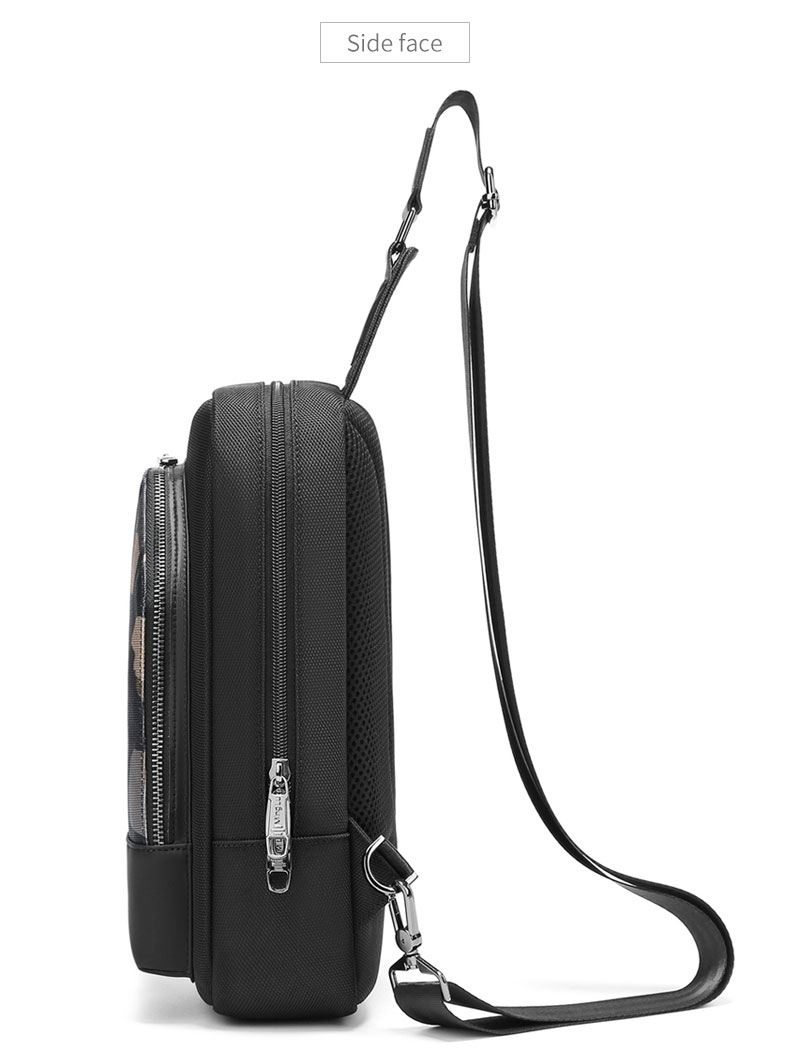 New camouflage trend fashionable one shoulder sling bag outdoor waterproof men's crossbody chest bag