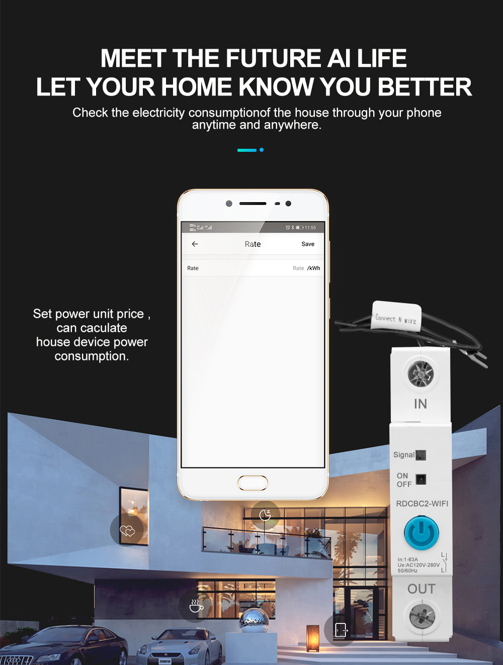 Intelligent WIFI Circuit Breaker