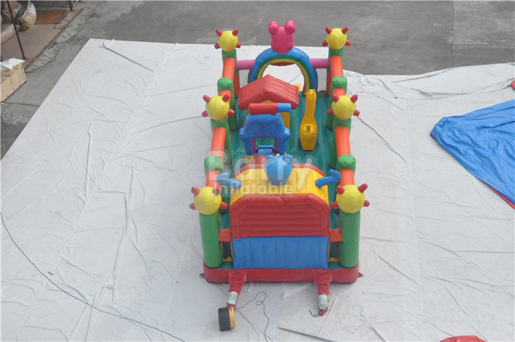 Plato PVC Tarpaulin Inflatable Toddler Playground / Inflatable Fun City
