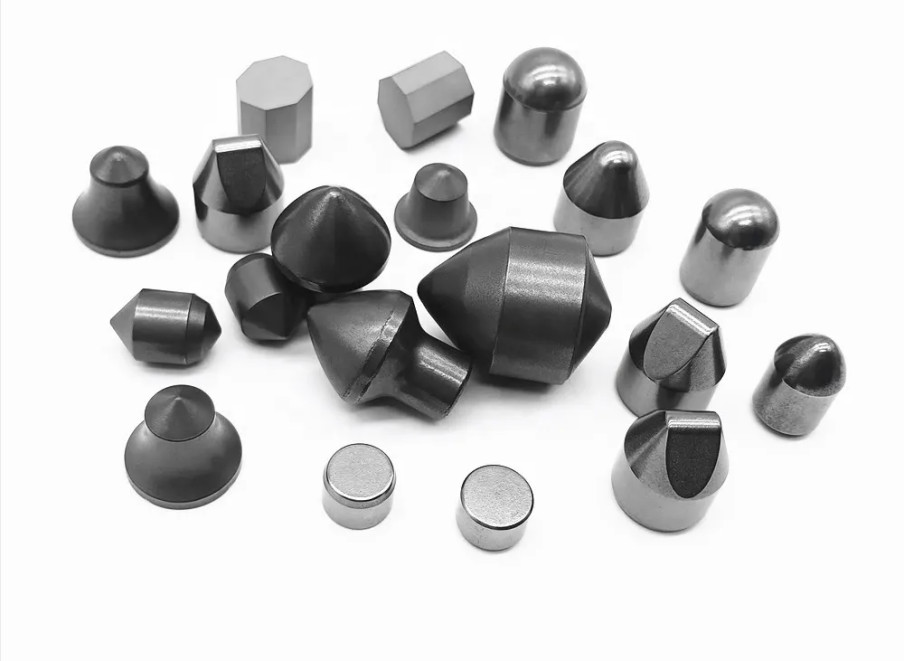 Spherical Buttons / K10 Grade Cemented Carbide Buttons For Drill Middle And Hard Rock