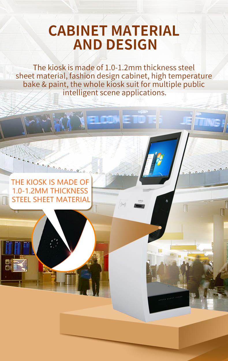 21 Inch Hotel Pc All In One Panel Pc For Self-Service Kiosk Ad Self Service Terminal