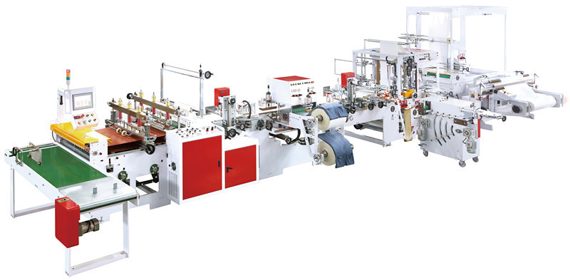 380V50Hz Multifunction Bag Making Machine Soft Loop Handle Drawing Hand Holding Bag