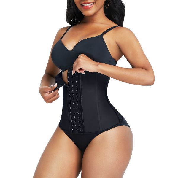 None Decoration HEXIN Latex Body Shaper Belt for Women Tummy Shapewear Workout Trainer
