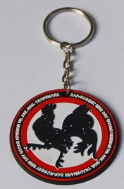 Cute Pvc Rubber Keychain For Kids , Any Shape 3d Keychains Custom