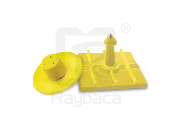 Durable Custom Cattle Tags Animal Ear Tags UHF 860 - 960MHZ TPU Material