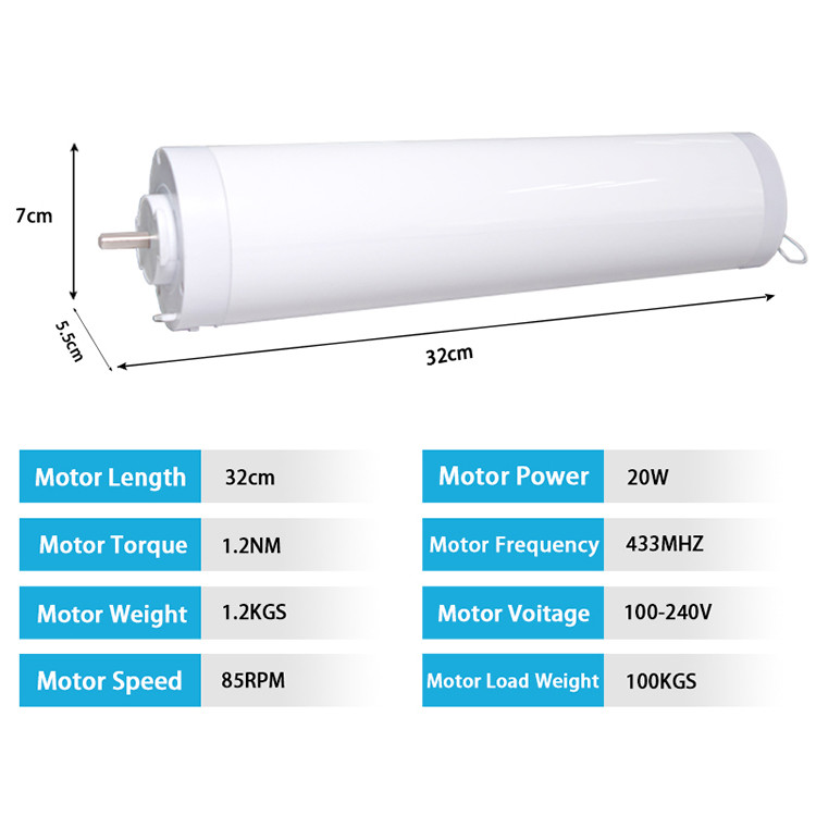 Retro Remote Control Alexa Smart Curtain Motor With DIY Tracks Smart Home Curtain Opener