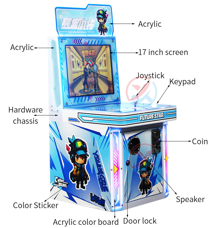 Games Kids Single Cool Run Joystick Game Suitable For All Ages Video Game Coin Will Record Quality Hardware