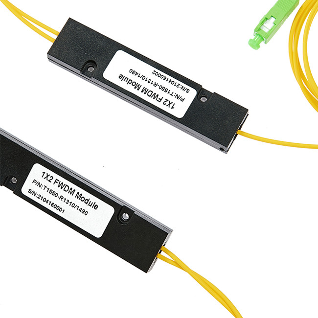 RoHS Certified Optical Passive Device , 1x2 FWDM Module