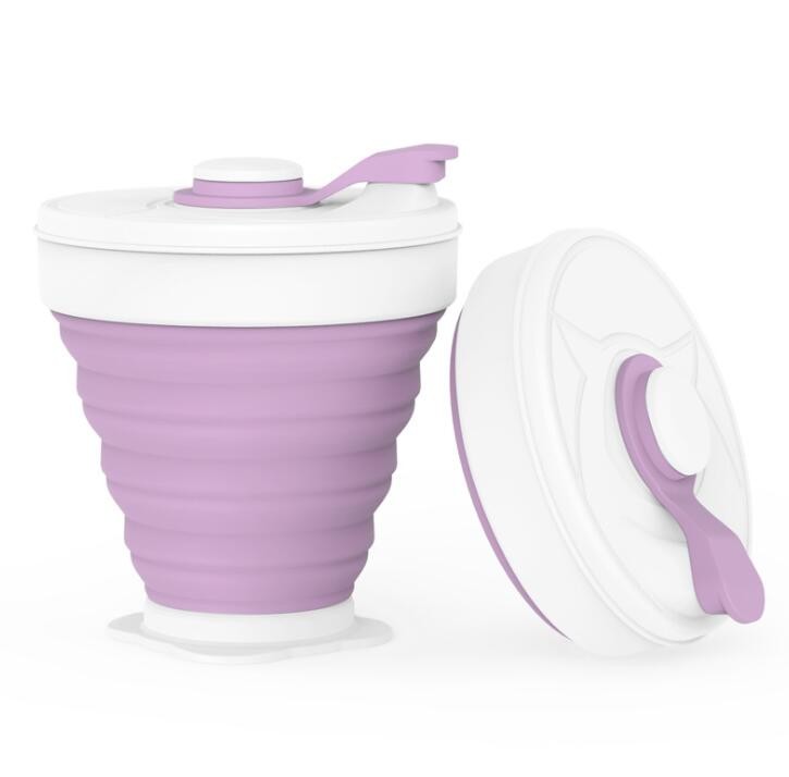 Travel Silicone Collapsible Coffee Cup Food Grade Material For Camping Hiking