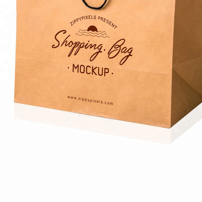 OEM ODM Recycled Cosmetic Gift Bags With Handles Biodegradable