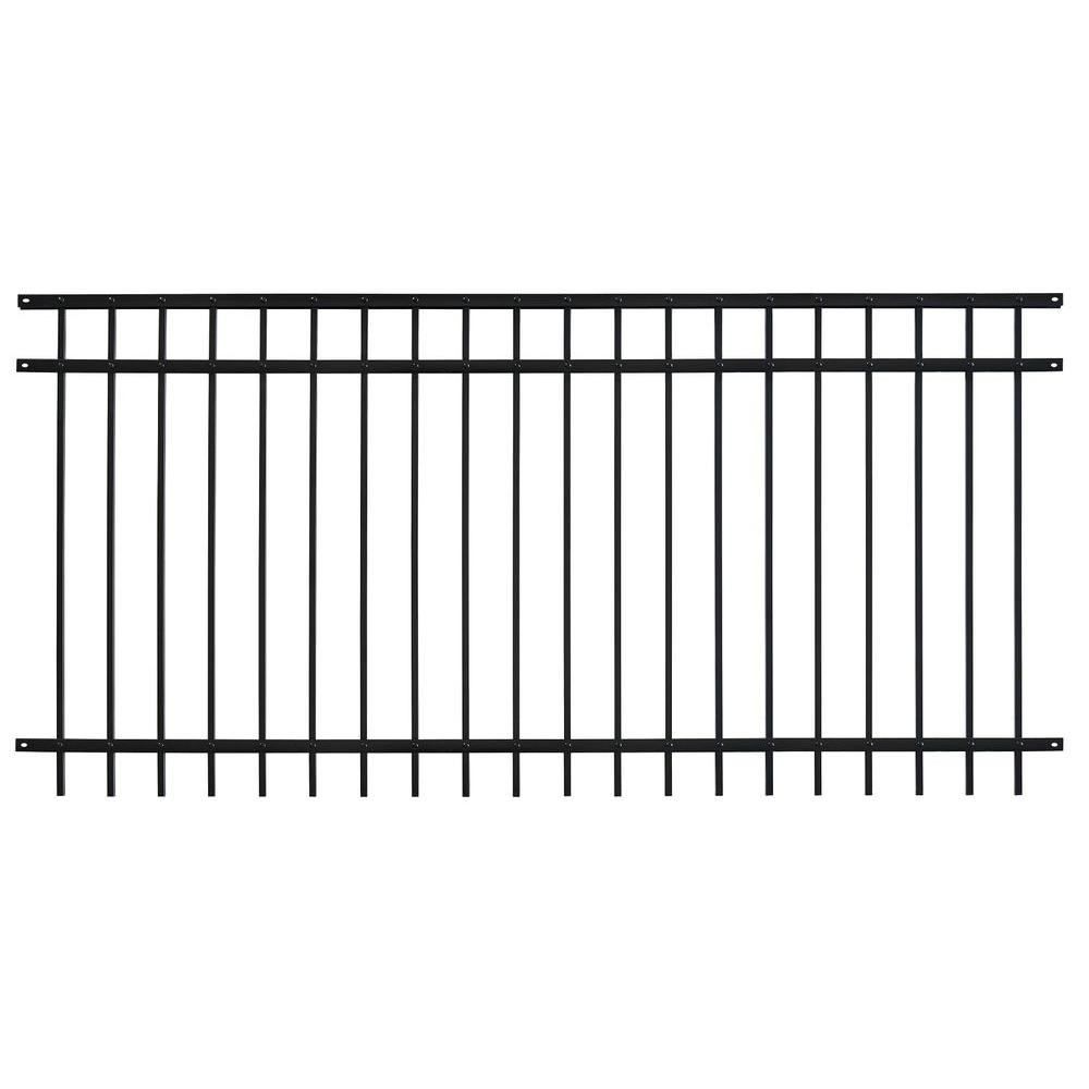 4ft Galvanized Wrought Iron Fence With Powder Coating 1.2mm-2.5mm