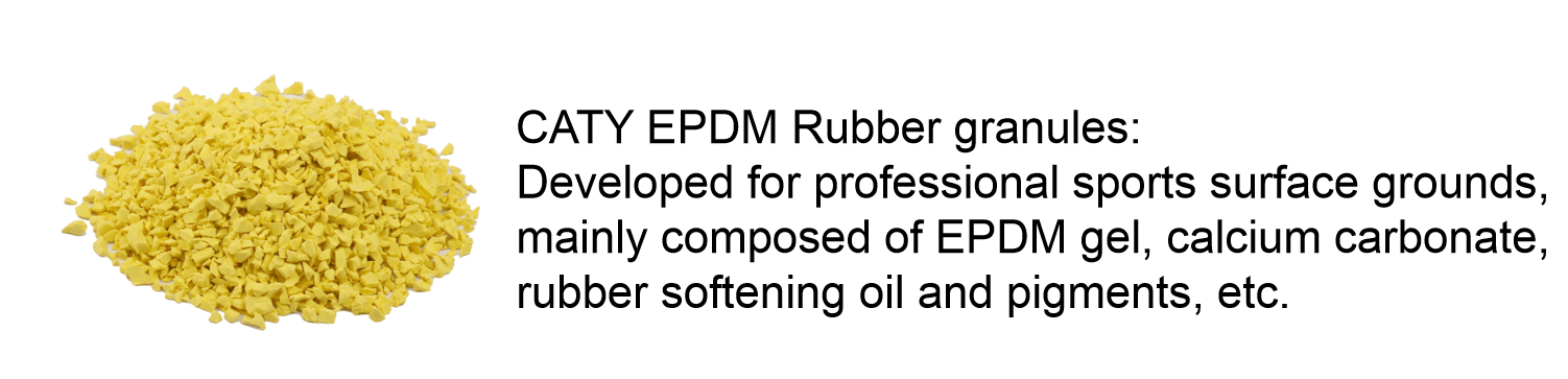 Environmental UV Resistant EPDM Rubber Granules For Running Track Playgrounds Sports Fields