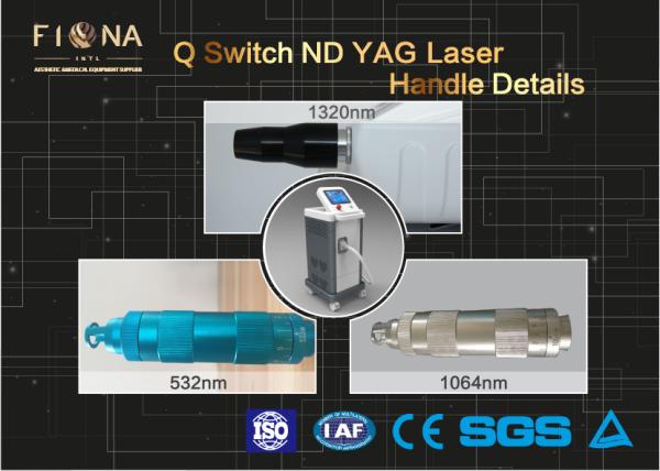 10HZ Q Switch Tattoo Removal Machine , Medical Beauty Equipment With Touch
