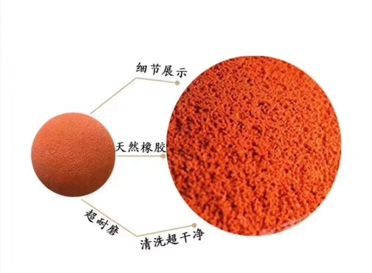 Eva Special Pipe Cleaning Bouny 100mm Soft Rubber Sponge Balls For Concrete Pipes