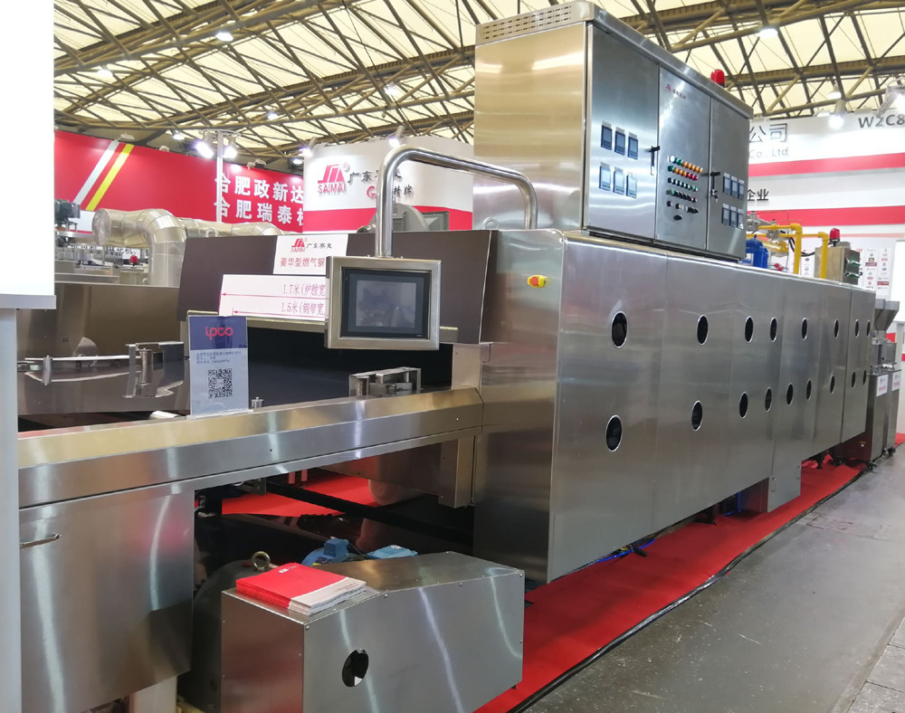 Continuous 500kg/H Fully Automatic Bread Production Line