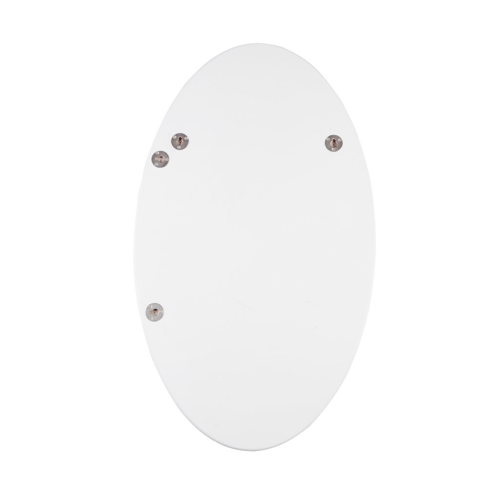 Durable Wall Mounted Makeup Mirrors Oval Frameless Bathroom Mirror
