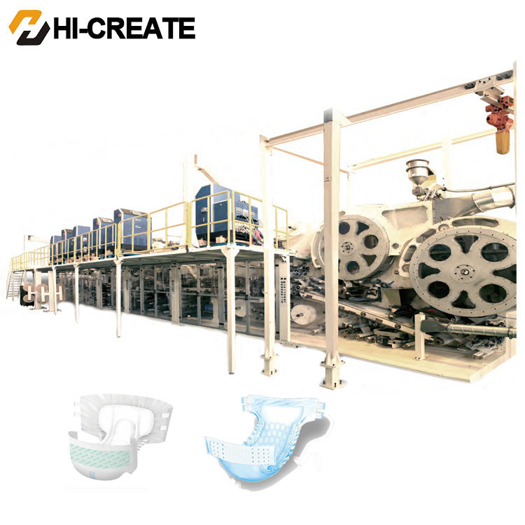 Baby Diapers Production Equipment Automatic Adult Baby Diaper Making Machine