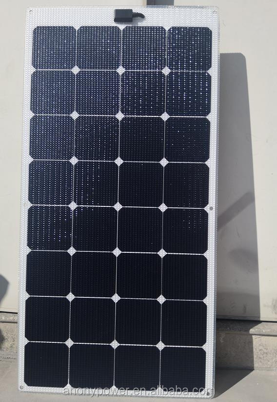 110w Anti Slippery Walkable Solar Panel ETFE Surface Semi Flexible Solar Panels