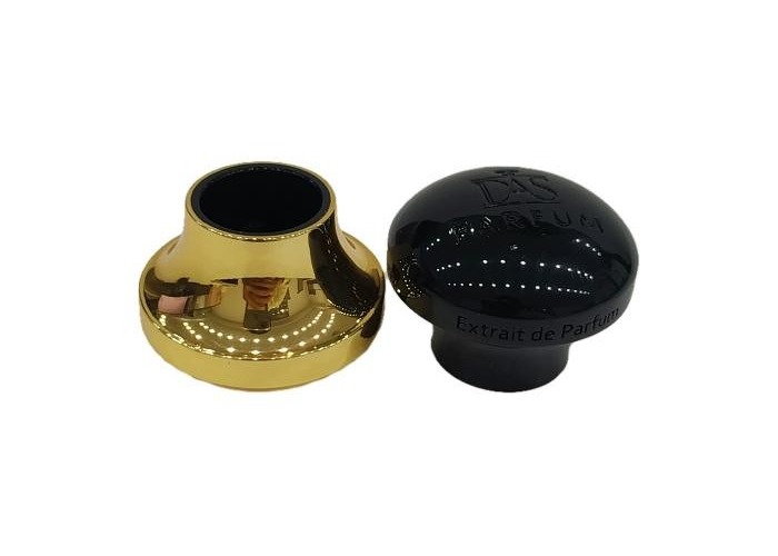 Glossy Customized Logo Perfume Bottle Caps Aluminum Perfume Lid