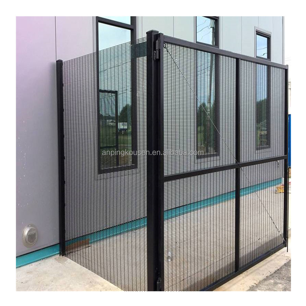 Metal Garden Fence Galvanized and Powder Coated 358 Security Fence Waterproof Fencing