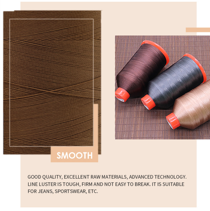 210d/3 High Tenacity Polyester Thread for Sewing Machine Multicolor Top Sewing Thread