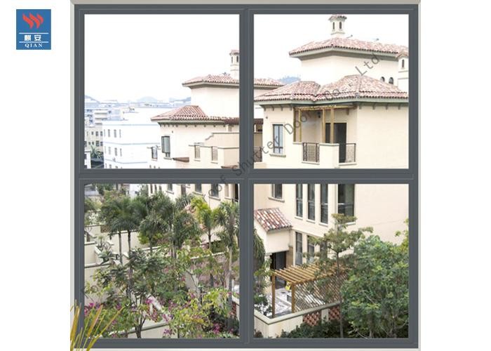 30min High End Fixed 6mm Fire Glass Fire Rated Steel Windows