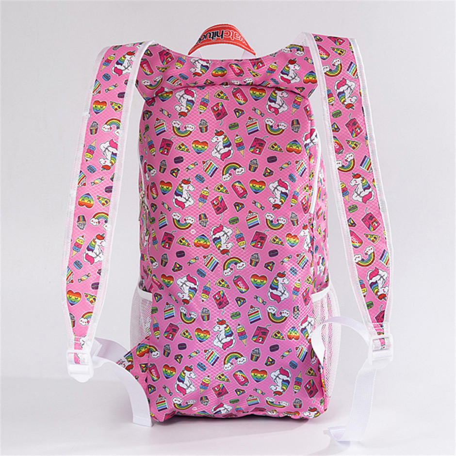 Outdoor Travel Bag Printed Backpack Lightweight Travel Mountaineering Bag Commuting Folding Small Backpack Custom-made