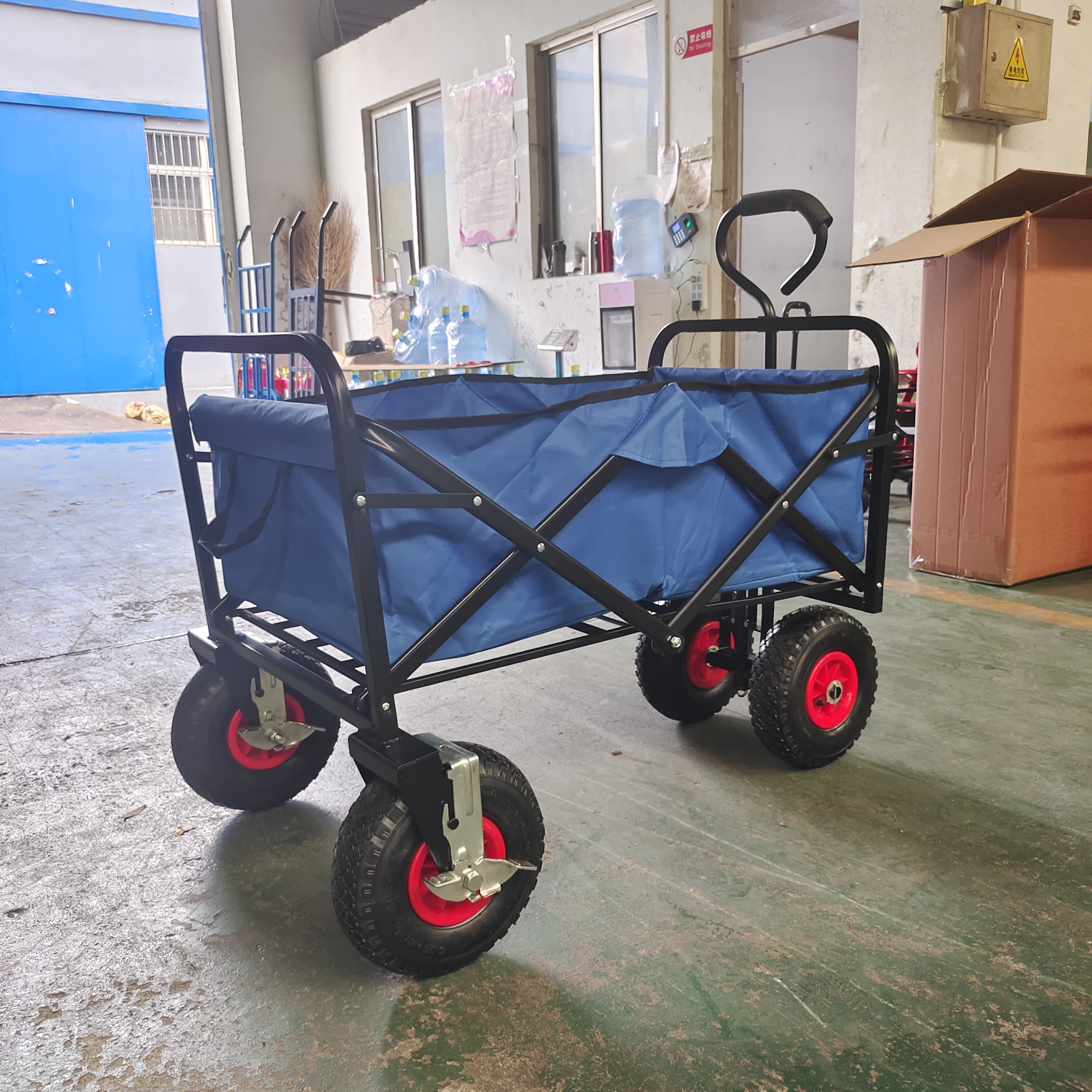 3.00-4 Rubber Pneumatic Tire Wheels Folding Wagon Collapsible Beach Trolley
