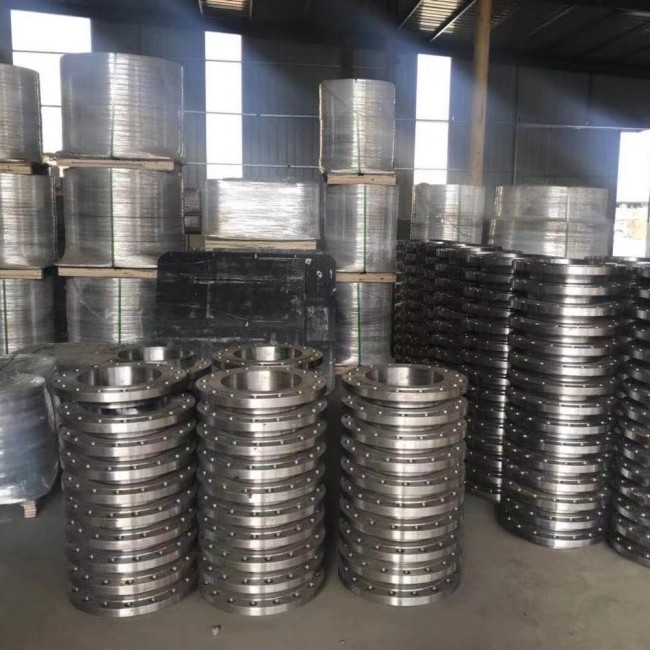 Slip On ANSI Pipe Flange Yellow Painting SCH5s-SCH160 Wall Thickness
