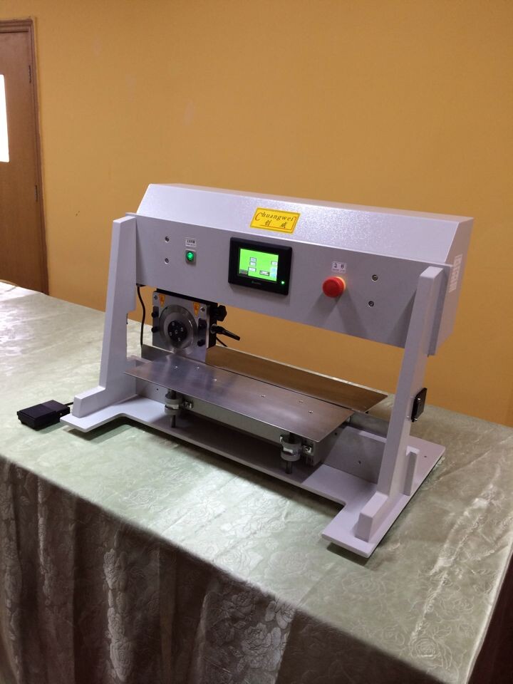 PCB Depaneling Automatic V-cut PCB Separator Machine with LCD Display